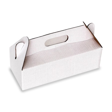 Confectionery packaging "Roulet", white, 30 x 12 x 9 cm-1