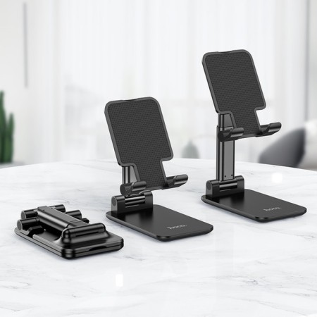 A stand for a phone or tablet Hoco PH29A, 4.7-10 ", height up to 16.5 cm, black-4