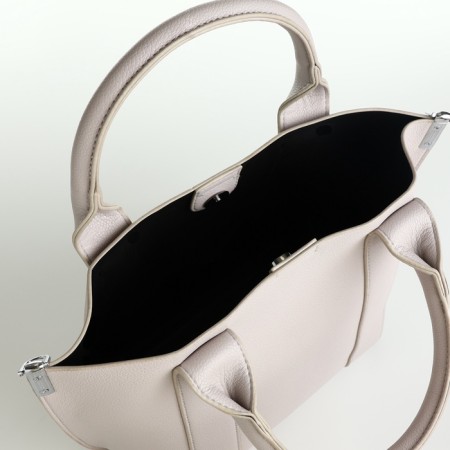 Bag Women's Tout with zipper, gray color-8