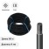 Rubber oxygen, 9 mm, 50 m, black
