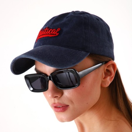 Women's cap nautical, jeans, rr 56-1