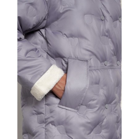 Coat insulated winter female, size 50, color gray-14