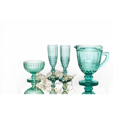 Glass Glass Magistro "La-Channel", 1.1 l, the color turquoise-8