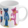 Sublimation mug, 350 ml "Time to Play", monster