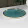 Porcelain dining porcelain Magistro "Cerera", D = 20.3 cm, blue color