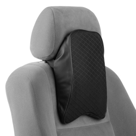 Car pillow for neck with memory effect, black-1