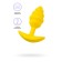 Anal plug Eromantica vikki, bee, silicone, 35x90 mm, yellow color