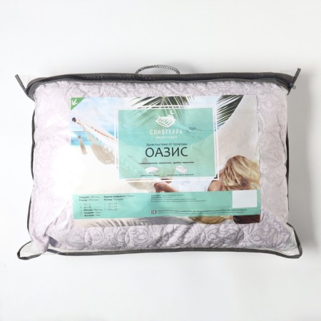 Pillow STE-OAZIS 50x70cm, bamboo fiber 30%, polyester 70%, PE 100%-4