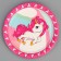 Paper plate "Unicorn", 6 pcs.