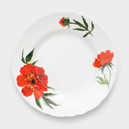 Service table "velvet rose", 37 items, glass ceramic-15