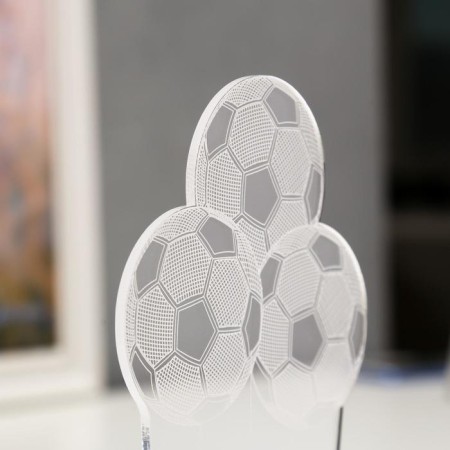 Three goals lamp from the network 9.5x11.5x20 cm Risalux-5