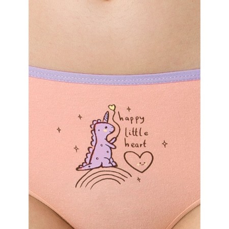 Panties for girls, height 86 cm, peach, lavender, azure, 3 pcs-5