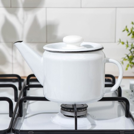 Kettle, 1 l, without decolleys, induction, white color-3