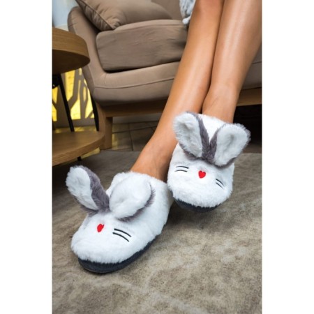 Women's slippers Beauty, size 38, white color-1