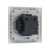 Socket with USB-A + usb-C connectors, 2.1 A, 5V, TOT ELEAGANT, hidden, white
