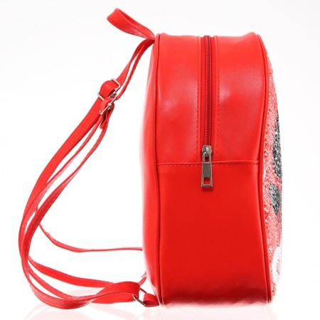 Baby backpack with bilateral sequins, 23 cm x 12 cm x 27 cm "Mouse", Minnie Mouse-7