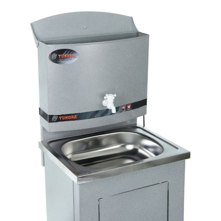 Tundra washbasin, without euns, stainless sink, 17 l, color Aquamix-1