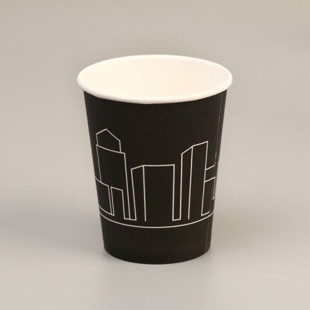 Paper Skyscrabs glass 250 ml, diameter 80 mm