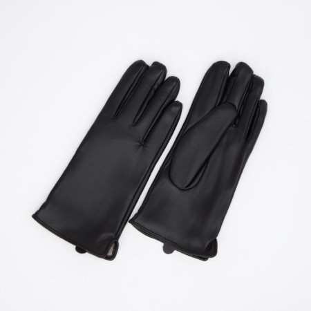 Female gloves, size 8.5, with insulation, black color