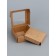 Jewelry box with PVC window 8 x 8 x 3 cm, craft