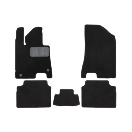Rugs in the Premium salon for Kia K5 2020-, sedan, 5 pcs., Textile