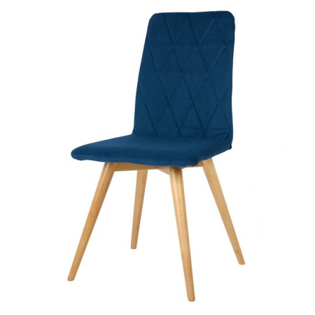 Dining stool Polini Home Rio SD, blue-natural color