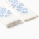 Mittens double manual embroidery, white color, rr 18