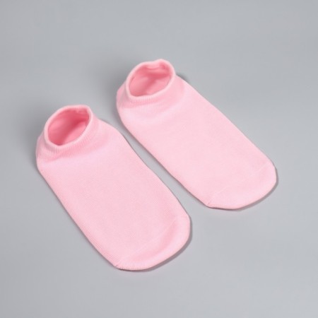 Moisturizing socks, with gel inserts, one size, pale pink color-4
