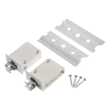 Set for hinged cabinets 125 kg, white