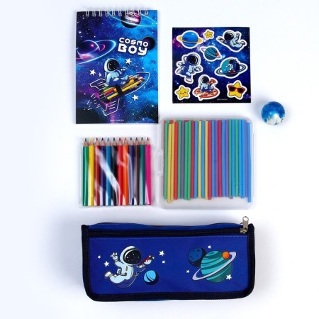 Gift set with a soft toy "Cosmonaut", 8 items-4