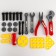 Set of builder with instruments of the game fixer "fixing instruments"