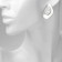 Earrings with pearls "abstraction" Bohemia, color silver