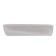 Axentia Graz soap dish square design of plastic, volume effect, white, 11.4x2.2x7.5 cm 1035169