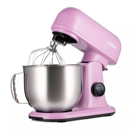 Mixer KitFort KT-3473-3, planetary, 1500 W, 5 l, 8 speeds, pink