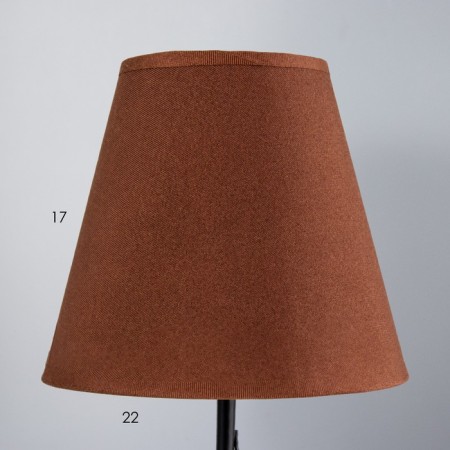 Lamp table Marcel 1x15W E14 18x18x42cm black/Chocolate Risalux chocolate-4