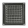 Ventilation grate Zein Lux RM1212SR, 125 x 125 mm, with a grid, metal, silver