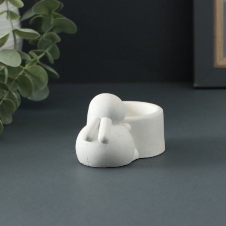 Climber "Rabbit" 6x10x5cm, white-3
