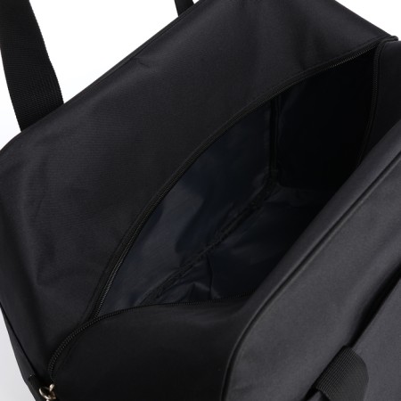 Road bag with lightning, long belt, black color-2