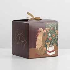 Folding box “Shine in the New Year”, 18 x 18 x 18 cm, New Year