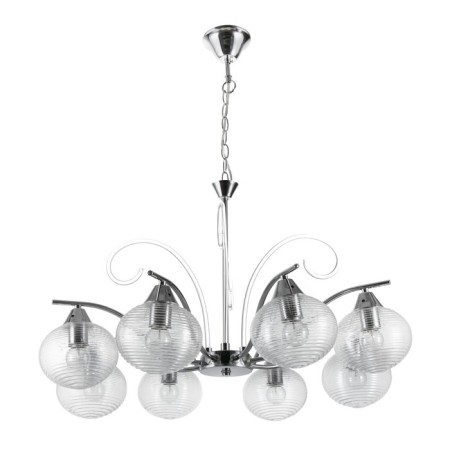 Harmi chandelier 8xe27 40W silver 62x62x41 cm Bayerlux