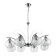 Harmi chandelier 8xe27 40W silver 62x62x41 cm Bayerlux