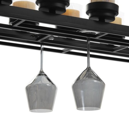 Sommelier chandelier 10he27 40w Black 83x30x40-140cm-5