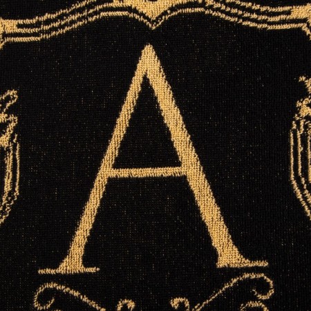 The towel Named Terry Ethel "Alexey" is black, 50x90cm, 100% cotton, 420g/m2-2