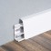 Floor skirting board 55mm "decoration", 001 white 2.2m