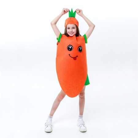 Carnival set "Strong carrot", felt-2