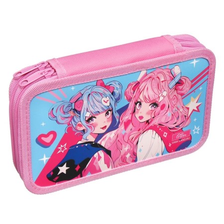 Penal 2 sections, 125 x 205 x 40 mm, calligrata 30p26/2 "Anime Girlfriends", laminated cardboard-3