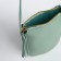 Bag Women's Cross-Bodi with a zipper, green color