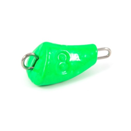 Cargo bullet-exentric painted pissy Yaman 10 pcs., 8 g, green-1