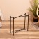 Wicker table, 40x40x41 cm, col. black