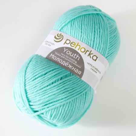 Yarn "Youth" 91% acrylic, 9% polyamide 280m/200g (411-gross)-1